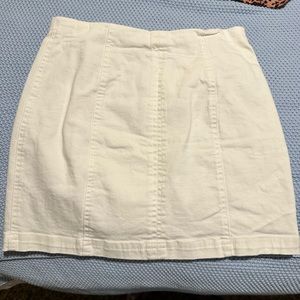 White denim mini skirt Altard State